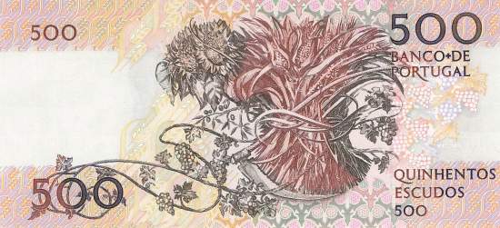 500 Escudos 4.10.1989